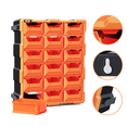 thumbnail image 7 of 18-Drawer Storage Organizer - AIRJA Plastic Drawers for Organization - Desktop Or Wall-Mounted Container for Hardware, Tools, And Beads, 7 of 7