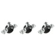 thumbnail image 1 of Abrazaderas rígidas para tubos de 26 a 30 mm, clips de soporte para tubos, paquete de 3, 1 of 5