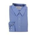 thumbnail image 1 of Nick Graham Mens Size Large L/S Stretch Modern Fit Button Down Shirt, Lt. Blue, 1 of 1