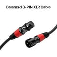 thumbnail image 3 of Professional & Heavy-Duty 6-Pack XLR Microphone Cables,EBXYA 3M Color-Coded Set with Rainbow Connectors,Tangle-Free Figure-8 Coiled,for Live Sound,Home Studio,Musicians,DJs & Band Equipment​, 3 of 6