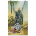 McVan PSD600FX St Francis Xavier Prayer Pewter Medal with 24 in. Silver ...