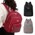 thumbnail image 2 of Large Capacity School Bag Stylish & Functional Women Backpack with Trolley Sleeve Perfect for Traveling & Each Day Use, 2 of 9
