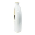 thumbnail image 5 of A&B Home Open Center Circular Vase - White, Gold Finish, 5 of 6