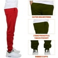 thumbnail image 6 of Galaxy by Harvic 3-Pack Mens Slim Fit Fleece Jogger Sweatpants (S-2XL), 6 of 7