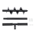 thumbnail image 3 of Hand Post Hole Digger T-Shaped Earth Garden Auger Drill with Non-Slip Handle, 3 of 10