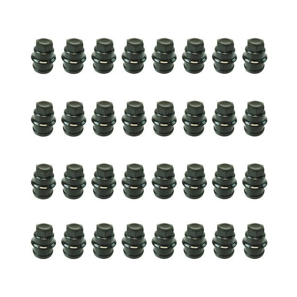 Wheel Lug Nut Cap Set 32 Piece Set Compatible with 2007 Chevy