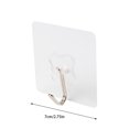 thumbnail image 3 of Less Than 5 Hooks Large Hook Strong Adhesive No Punching Kitchen Bathroom Transparent Adhesive Hook Strong Load Bearing, 3 of 4