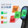 thumbnail image 3 of Forehead Thermometer for Adults, Kids & Babies, No-Touch Infrared Thermometer, Digital Thermometer with LCD Backlight Display, Fever Alarm and 1s Instant Reading, 3 of 8