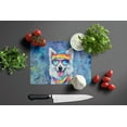 thumbnail image 3 of Carolines Treasures DAC2453LCB 0.2 x 15 x 12 in. American Eskimo Hippie Dawg Glass Cutting Board - Large, 3 of 5