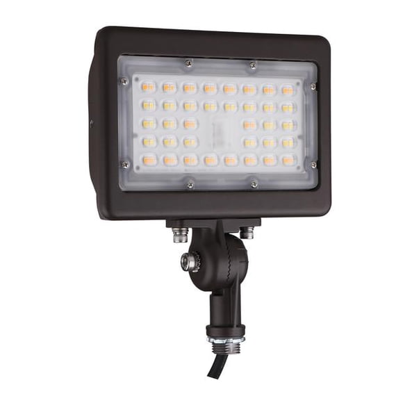 LED Flood Light ZOHO Series | 30Watt | 3819Lm | 5000K | Knuckle Mount | Black housing