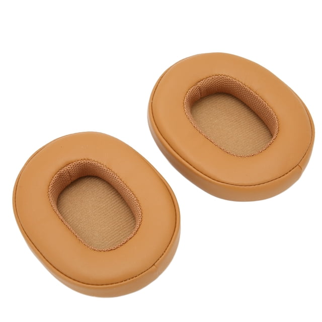 Almohadillas de repuesto de cuero proteico para los auriculares Skullcandy Crusher 3.0 Wireless Hesh3 Piezas de reparación de almohadillas para los oídos Marrón claro
