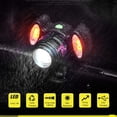 thumbnail image 1 of Lumière avant de Vélo Rechargeable par USB T6 Étanche IPX6 4 Modes d'Éclairage, 1 of 8