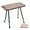 Wood grain color, variant on Small Outdoor Folding Tables Portable Desk Camp Tables Compact Camping Desk Utility Folding Tables