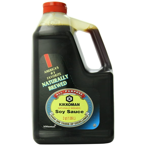 Kikkoman Soy Sauce, Soy Sauce, 64 Fl Oz