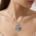 thumbnail image 2 of Lady Justice Necklace Sterling Silver Scales of Justice Jewelry Lawyer Graduation Gifts, 2 of 5