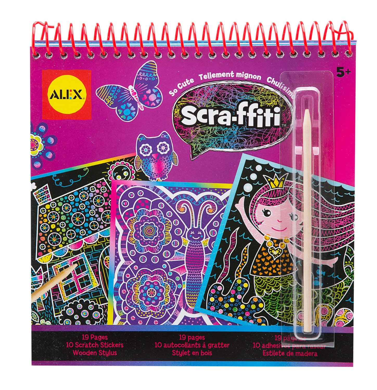 Artist Studio Scraffiti So Cute Artist Studio Scratch Pad Coloring and