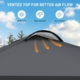 thumbnail image 3 of 10x10 Pop up Canopy Tent Portable Shade Outdoor Canopy with Carrying Bag and Height Adjustable, 3 of 7