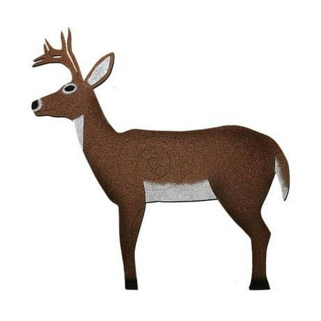 Oncore Targets Standing Deer w/ Antlers Archery Target 46x39x.6in Brown/White