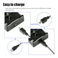 thumbnail image 5 of Charging Dock Fit for Sony Playstation 3 PS3 MOVE Controller, TSV Charging Dock Station for PS3 with USB Cable, Controller Charging Dock Stand Accessory for PS3, Dual Slot Charger, Black, 5 of 8