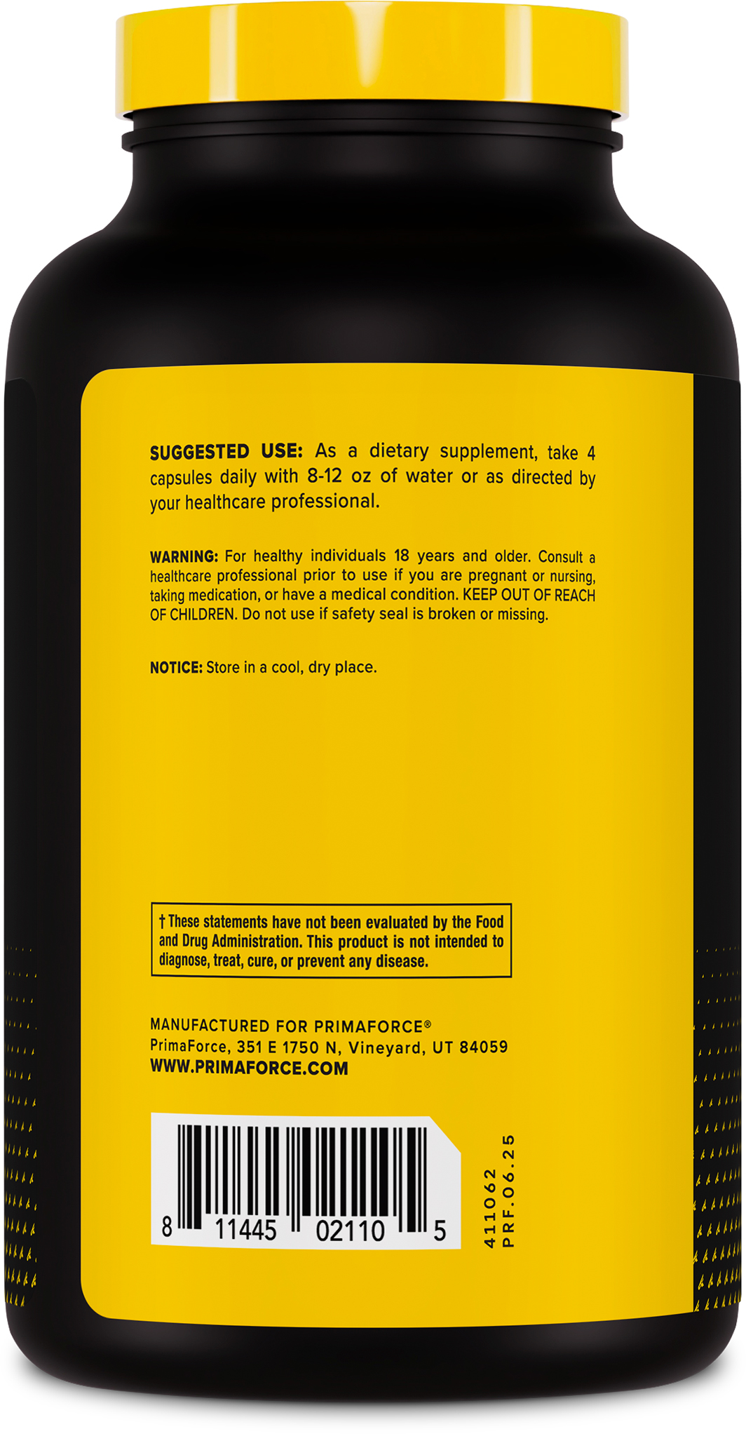 PrimaForce Cápsulas de Creatina Monohidrato - 240 Cápsulas, 3,000mg por Porción, Sin Gluten y No GMO 2
