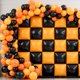 thumbnail image 5 of Kit decorativo de globos de pared Adorely, negro y naranja, 25 unidades, 5 of 7