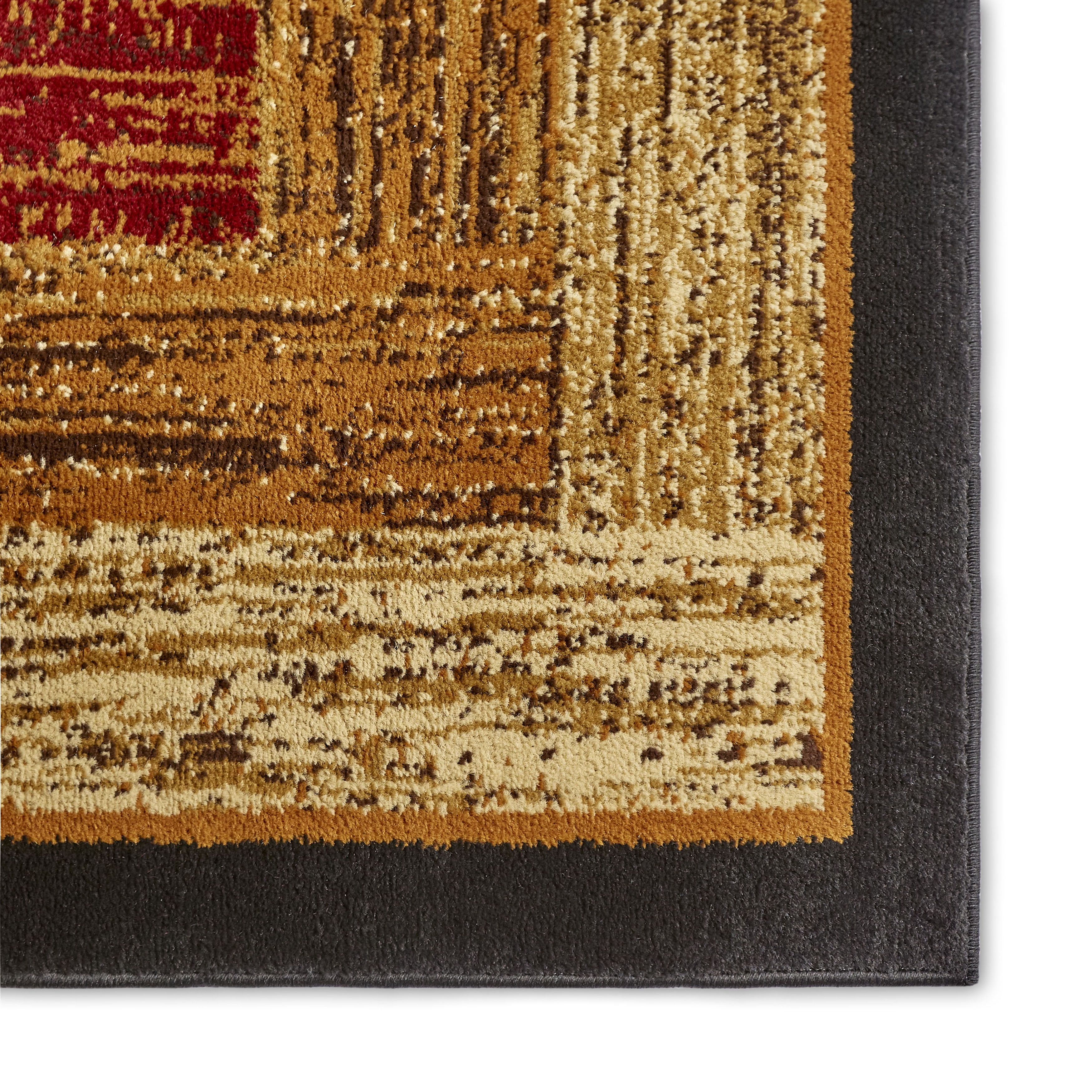 Home Dynamix Royalty Vega Contemporary Geometric Area Rug, Black/Brown, 9'2"x12'6"