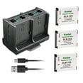thumbnail image 1 of Kastar 3-Pack Battery and Quadruple Charger Compatible with Samsung WB150F, WB200F, WB250F, WB280F, WB350F, WB500, WB550, WB600, WB650, WB700, WB750, WB800F, WB850F, WB1000, WB1100F, WB2100 Camera, 1 of 7