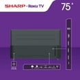 thumbnail image 4 of TV Sharp 75 Pulgadas Roku 4K Ultra HD Smart TV LED 4T-C75EL8UR, 4 of 4