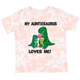 thumbnail image 3 of Inktastic My Auntiesaurus Loves Me Boys or Girls Toddler T-Shirt, 3 of 5