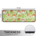 thumbnail image 5 of Kitchen Rugs Sets Of 2,Red Mushroom Frog Green Pattern Anti Fatigue Kitchen Mat Rugs Non Slip Washable,Decorative Kitchen Floor Mats for Kitchen,Sink,Laundry,17"x47"+17"x47", 5 of 5