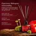 thumbnail image 4 of Soul & Scents Reed Diffuser Set-Mahogany, 4.1 oz Scented Oil with 6 Fiber Sticks, Long-Lasting Home Fragrance for Bedroom, Bathroom, Office, 4 of 5