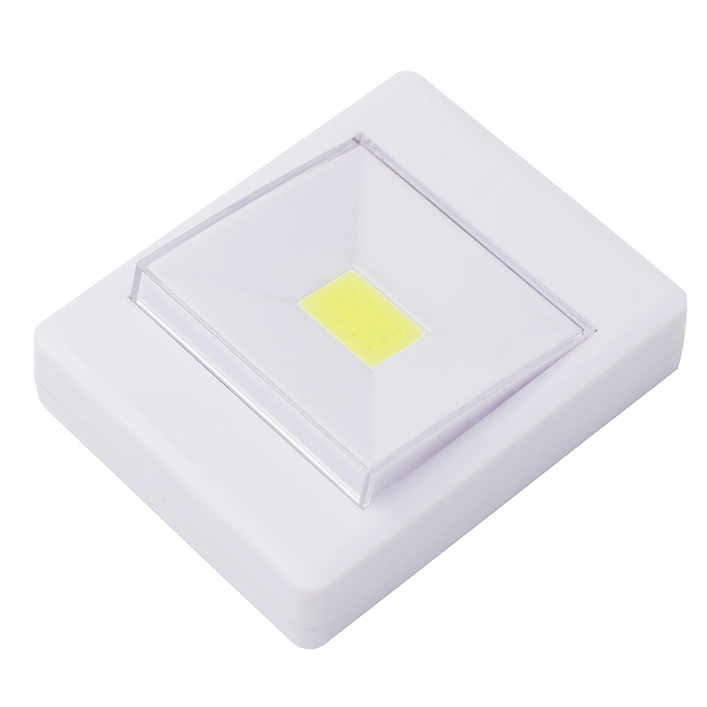 COB LED Wall Light Switch Wireless Room Shed Light Battery Operated