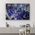 thumbnail image 2 of Wall26 Canvas Print Wall Art Aerial Midnight City View Cityscape Print Skyline Downtown Buildings Photography Art Realism Decor Panoramic Multicolor Landscape Scenic Modern Art for Room - 12" x 18", 2 of 5