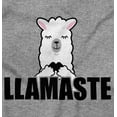 thumbnail image 2 of Llamaste Namaste Spiritual Llama Romper Boys or Girls Infant Baby Brisco Brands 18M, 2 of 6
