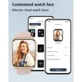 thumbnail image 4 of Reloj inteligente RUIMEN de 1,8 pulgadas para hombre y mujer con Call iOS/Android, color rosa, 4 of 8