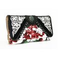 thumbnail image 1 of Portefeuille Western Turquoise Concho 7.5 x 4.5 Po, Rouge & Cam, 1 of 1