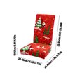 thumbnail image 3 of HongHeng Christmas theme Stretchy Parson Chair Slipcovers for Dining Room Chair seat Covers Chair Protectors for Party Pet Protection Universal Fit Soft Polyester Xmas Decorations, 3 of 6