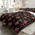 thumbnail image 2 of Yspwyqan Christmas Full Size Bedding Set, Cane Candy Soft Breathable Bed in a Bag Comforter with 2 Pillow Shams for Holiday Bedroom Guest Room Decor, 2 of 7