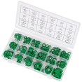 thumbnail image 1 of Kit de juntas tóricas de 270 piezas, tamaño 18, para reemplazo de aire acondicionado hidráulico, buen sellado en accesorios de riego para puertas, ventanas, electrodomésticos, cojinetes, bombas, 1 of 5
