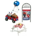 thumbnail image 2 of Evergreen Enterprises, Inc Miniature Fairy Garden God Bless America Mini Garden Cook Out, 4 Piece Set, 2 of 5