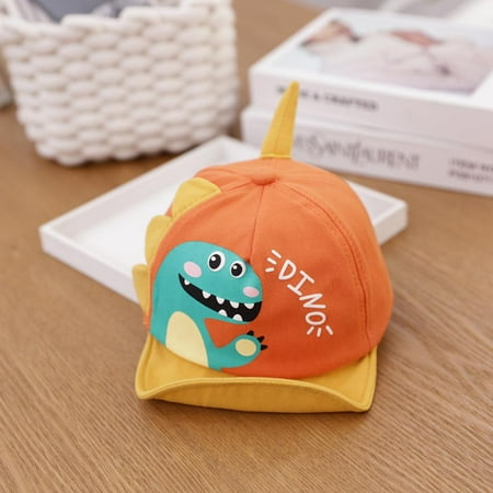 

Baby Boys Girls Sun hat Cartoon Dinosaur Children Baseball caps Spring and Summer Matching Baby hat Casual caps