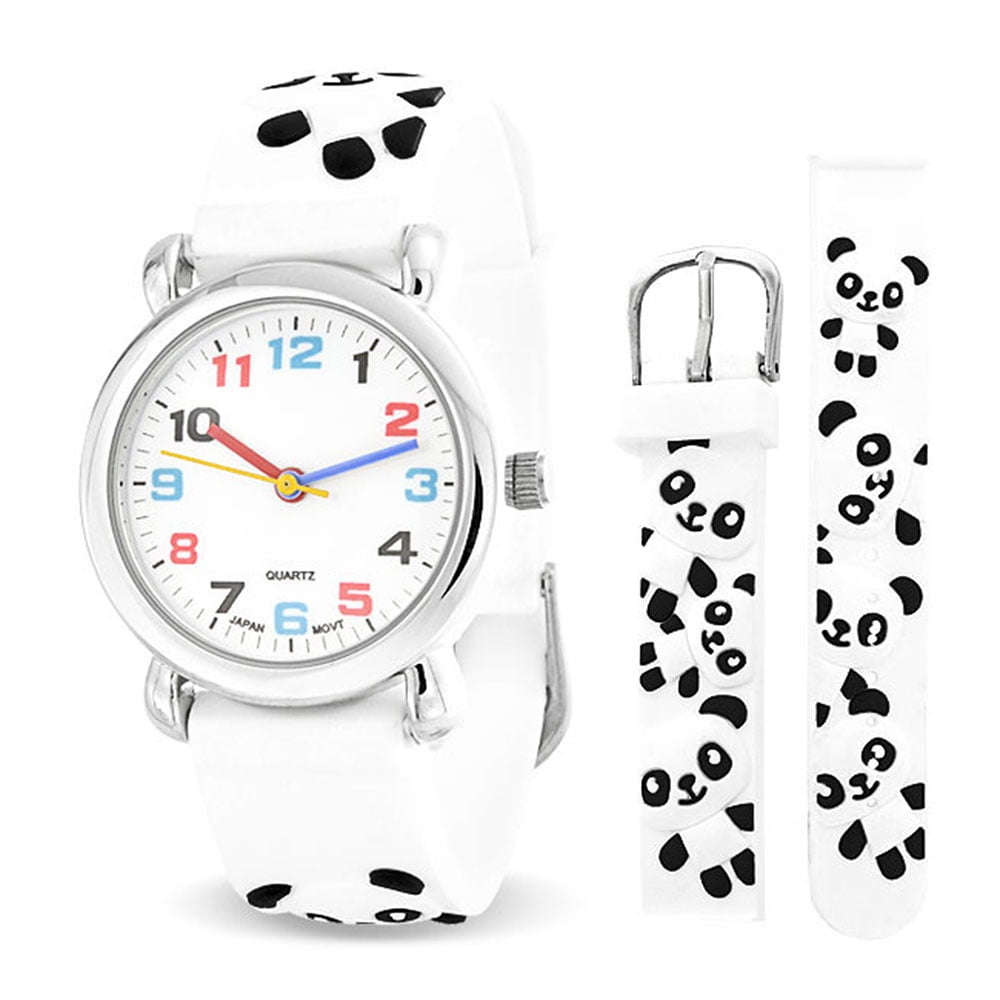 часы с пандой наручные женские. часы панда наручные.