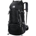 thumbnail image 1 of Mochila Esup para Camping y Senderismo 50L con Cubierta para Lluvia para Hombre Negra, 1 of 7