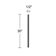 thumbnail image 2 of 30" Long Bronze Metal Cord Cover - 360 Lighting, 2 of 3