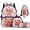 Strawberry Capybara, variant on KUIFORTI Black Horse Bookbag and Lunch Box Kid Backpack Set of 4 Girls School Bag Pencil Case Water Bottle Sleeve for Elementary Primary Middle School
