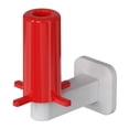 thumbnail image 2 of Portarrollos de papel higiénico autoadhesivo para cocina y baño, organizador vertical de pared Blanco + rojo, 2 of 9
