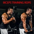 thumbnail image 2 of Gym Triceps Ropes Single Double Head Fitness Heavy Duty Pull Down Handles Back Arm Muscle Training Rope Pulley Cable Machine, 2 of 9
