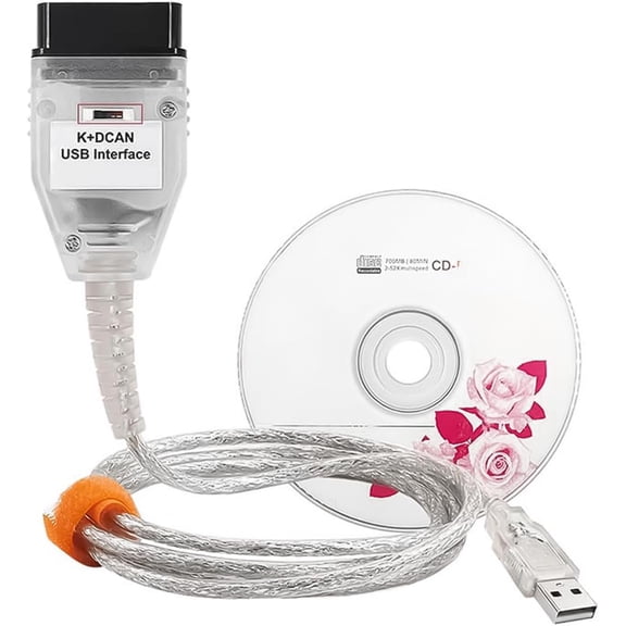 K Dcan USB Cable With Switch For E Series Chassis Diagnostic Tool OBD2 Cable INPA Compatible Error Reading And Reset Functions