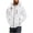 White, variant on Men's Athletic Hoodies Solid Color Long Sleeve Zip Up Sweatshirt With Pockets Thick Casual Cross Letter Print Fleece Jacket for Daily Travel Outdoor