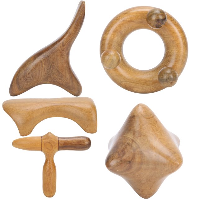 Masajeador De Cuerpo De Madera Fragante 5 Piezas Masaje De Raspado Corporal Duradero Hermoso Para Herramienta De Masaje De Raspado Para Hombres Mujeres Para Trabajadores ANGGREK Otros